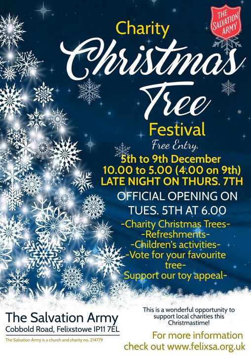 Christmas Tree Festival @ Felixstowe Salvation Army