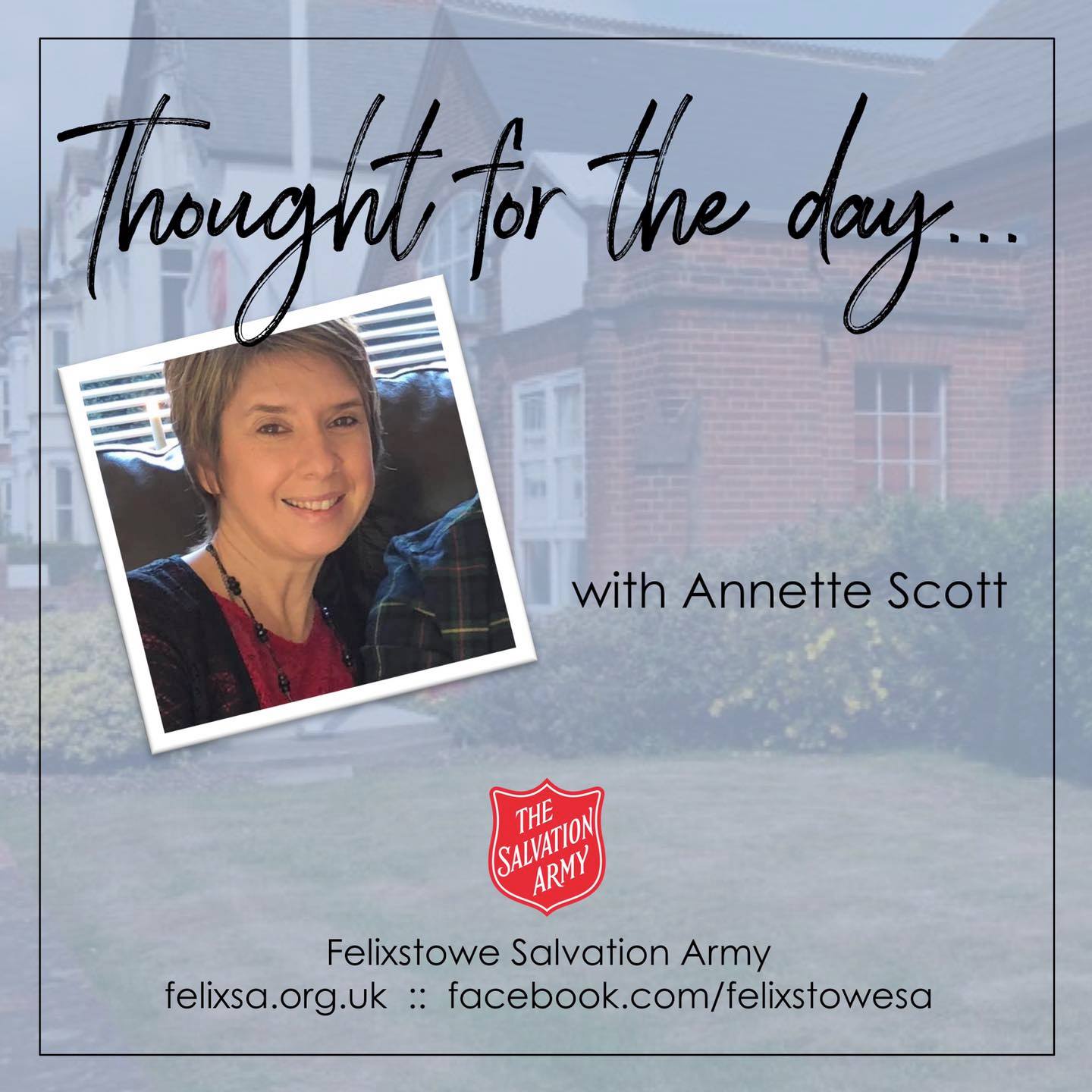 Thought for the Day with Annette Scott