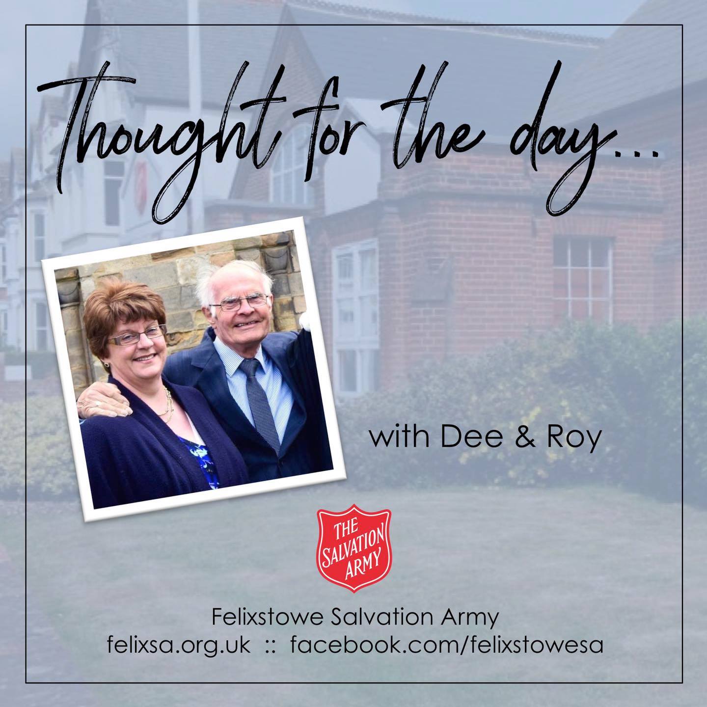 Thought for the Day with Dee and Roy