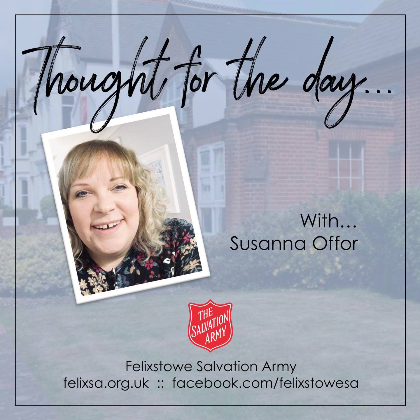 Thought for the Day with Susanna Offor