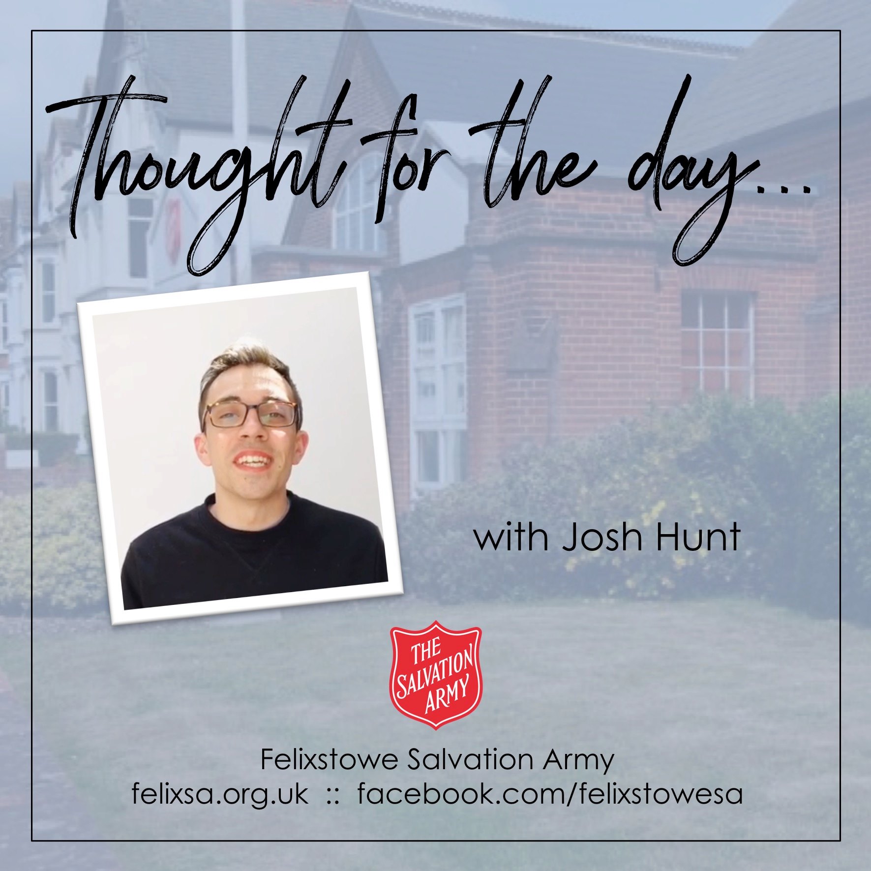 Thought for the Day with Josh Hunt