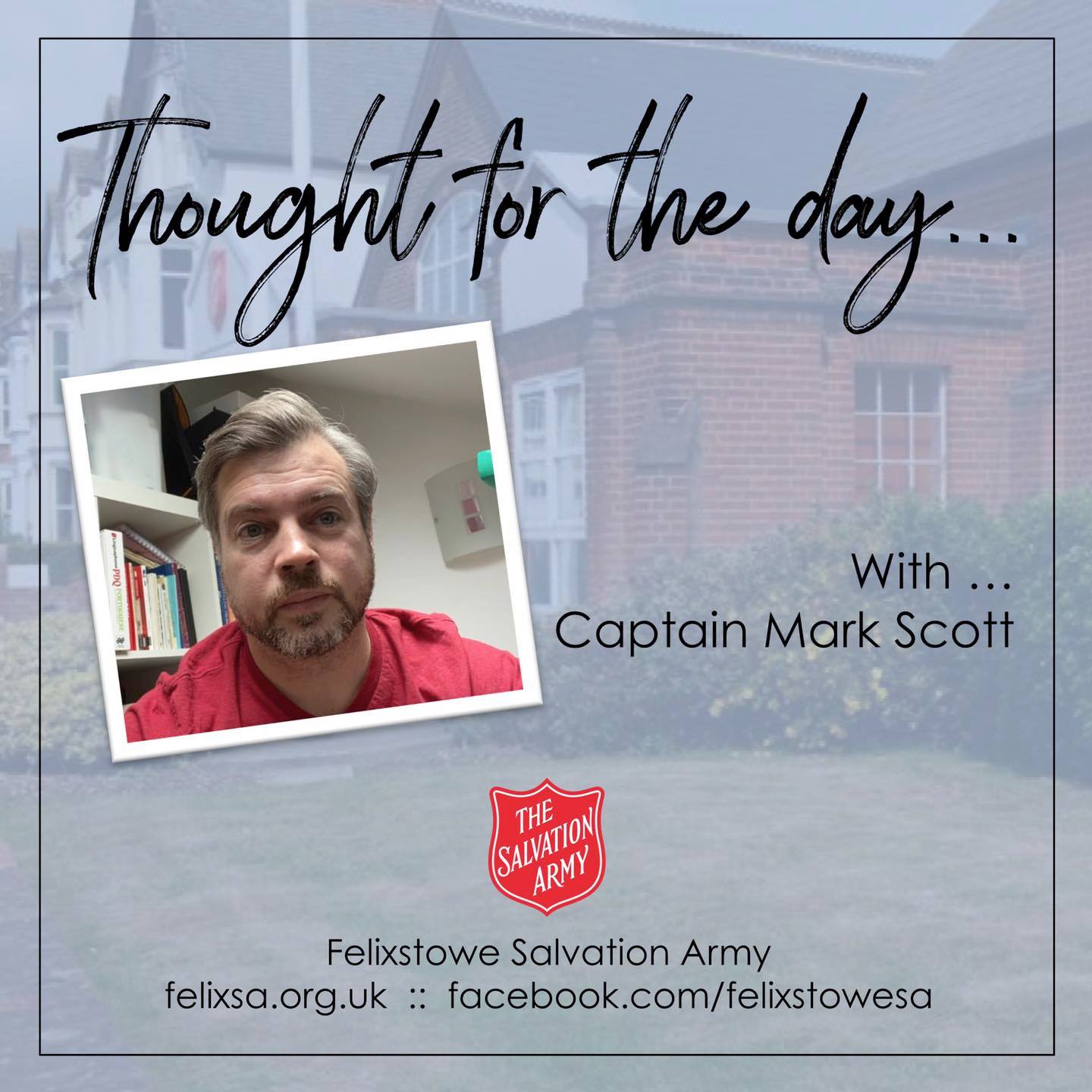 Thought for the Day with Captain Mark Scott
