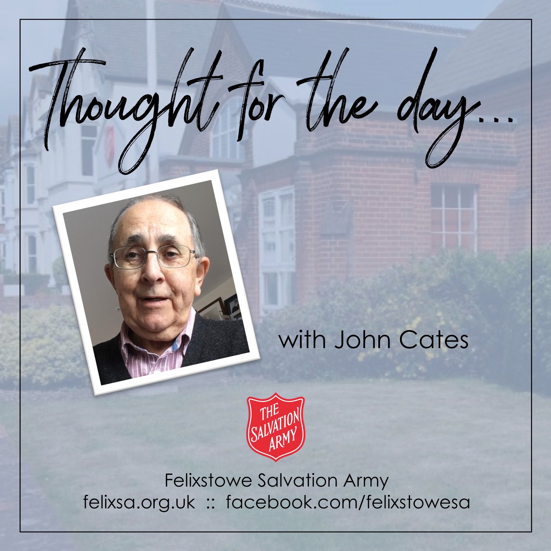 Thought for the Day with John Cates